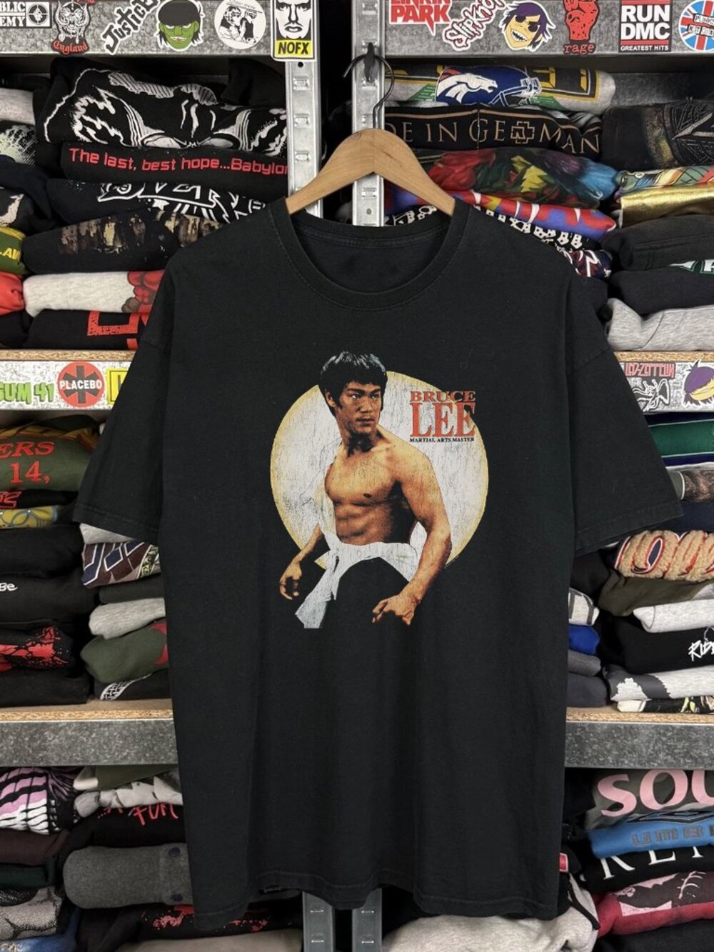 1993 Bruce Lee Washed Black Tee  91
